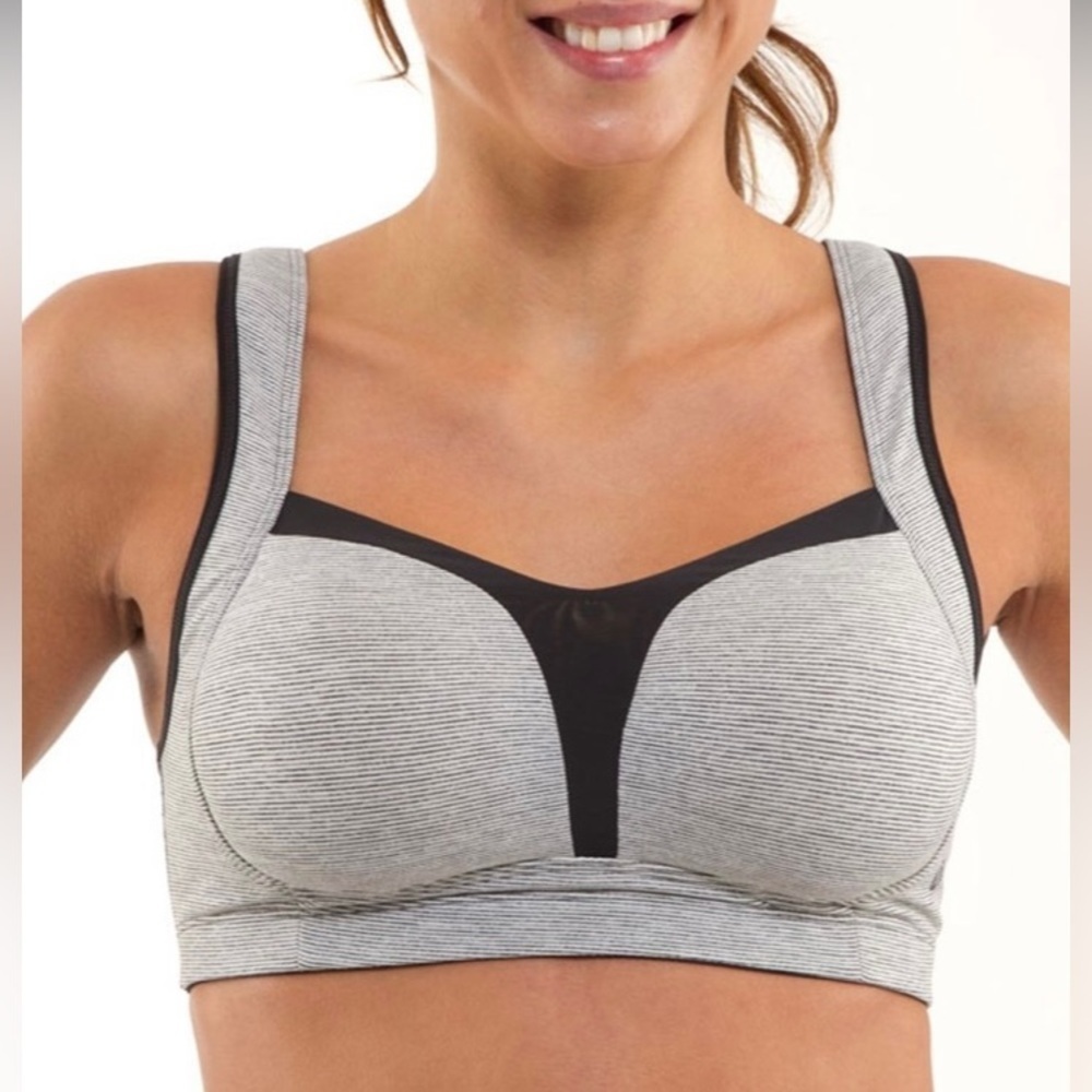 Lululemon Ta Ta Tamer II
Ghost Deep Coal Wee Stripe-VGUC-Sz- 34C​​​​​​ - Picture 2 of 15